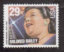 Scott # 2860...29 Cent...Mildred Bailey...2 Stamps...