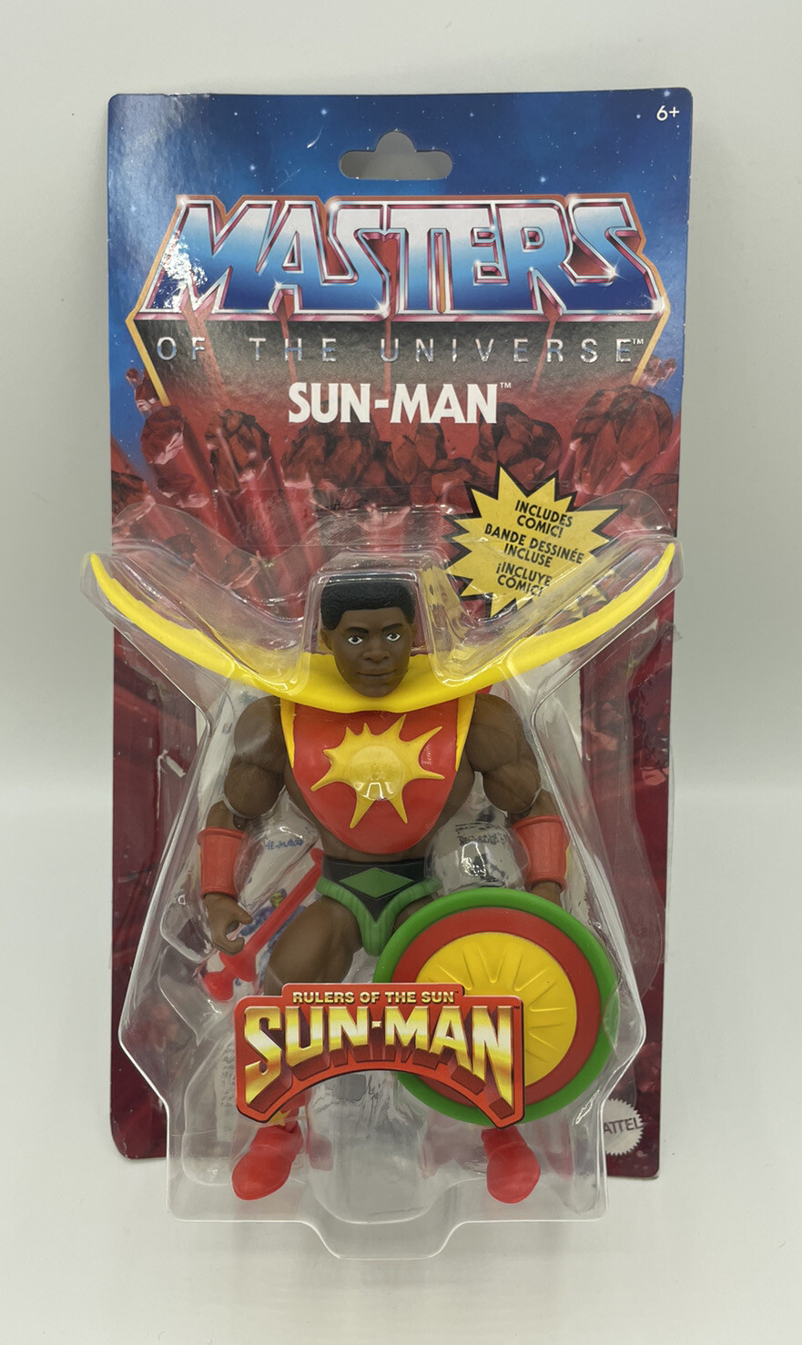 Masters Of The Universe Origins Actionfigur (14 Cm) Sun Man Neu Ovp Beschädigt