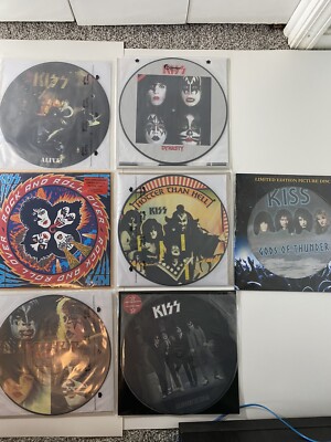 Kiss - Picture Disc Vinyl Lps - ( Lot Of 10 ) | eBay
