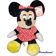 Vintage Disneyland Minnie Mouse Plush toy 13" In, VGUC