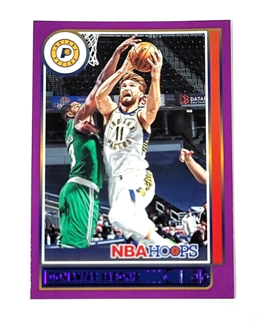 2021-22 Panini Hoops Domantas Sabonis Purple Indiana Pacers #143