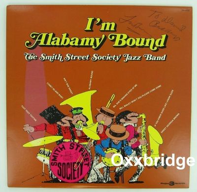SMITH STREET SOCIETY JAZZ BAND I'm Alabamy Bound PRIVATE JAZZ LP Vinyl NM Signed