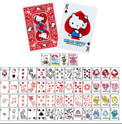 Bicycle Hello Kitty Playing Cards Sanrio Limited Edition RARE Deck