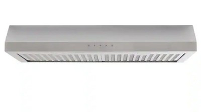 Vissani Cenza 30'' 340 CFM Under Cabinet Range Hood Stainless Steel Touch