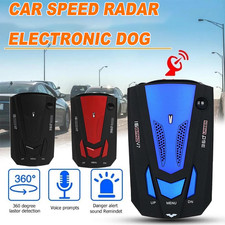 360 Degree Car 16 Band V7 GPS Speed Safety Radar Detector Voice Alert Laser LED