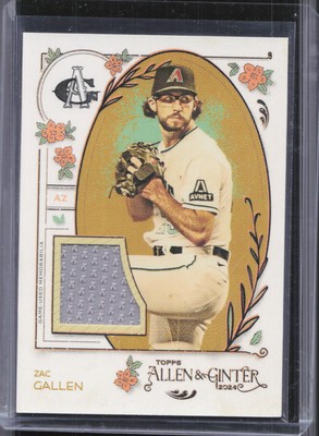 2024 Topps Allen & Ginter #AGR-ZGA Zac Gallen Full-Size Relics B