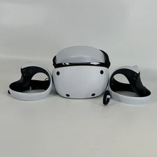Sony Playstation VR 2 VR Headset w/ Controllers/Headphones - Very Good