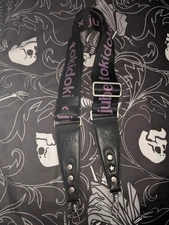 Tokidoki x Jujube Bag Strap (Black /w Purple Lettering)