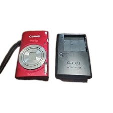 Canon Digital Camera PowerShot ELPH 180 Parts Only 20MP W/ Charger  Battery