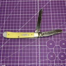 Case 3254 CV Trapper Yellow Handle Knife ~USA Made