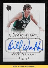 2012-13 Panini Flawless Memorable Marks 16/20 Bill Walton #28 Auto HOF READ 3d3