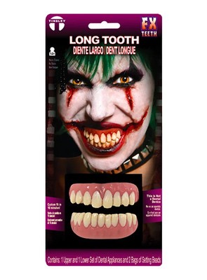 Teeth FX Lange Zähne - Filmreife Halloween Zähne von Star-Maskenbildner