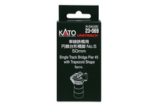 Kato 23-069 N Scale Unitrack Trapezoid-Shaped Single-Track Bridge Piers - 5 pc