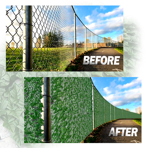 3m Artificial Hedge Fake Ivy Leaf Garden Fence Privacy Screening Roll Wall Panel - Picture 1 of 13