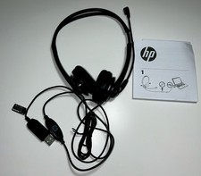HP Stereo USB Headset T1A67AA USB Connectivity Open Box