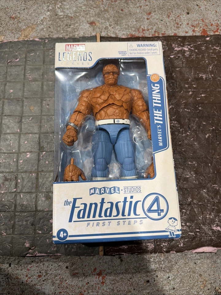 Figura de acción The Fantastic Four: First Steps Marvel Legends The Thing 6" Foto 2 de 4