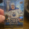 Upper Deck Series 1 Cup Quest Speckle Parallel Zach Hyman #CQ-14 Oilers 2025-26