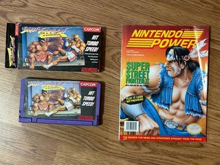 Nintendo Power Street Fighter 2 VHS And Magazine Tested Works