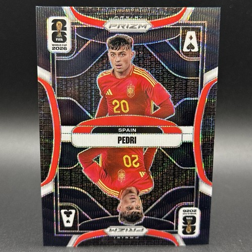2026 Panini Prizm FIFA World Cup Pedri Aces Black 1/1 Spain One of One SSP