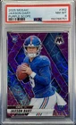 2025 Mosaic Jaxson Dart Rookie Card #362 PURPLE SCOPE 🟣PSA 8🟣 RC Giants