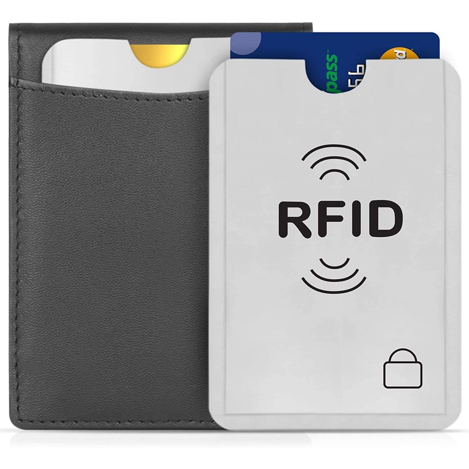 30pcs RFID Blocking Sleeves Secure Credit ID Card Holder Identity Theft Protect