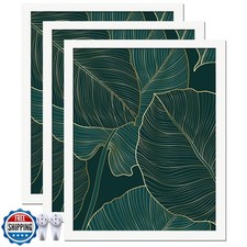 keibiubu White Picture Frame Set of 3, 12x15 Picture Frame for Photo Poster C