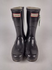 Hunter Black Original Gloss Wellies, Size 6