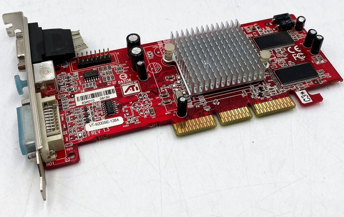 VisionTek ATi Radeon 9200 SE VT-9200SE-128A 128MB AGP Graphics