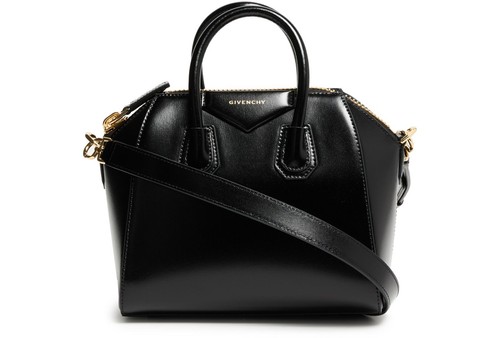 GIVENCHY Antigona Black Smooth Leather Top Handle Bag New And Authentic
