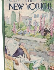 1941 New Yorker August 23 Staten Island Nap - Original cover only - Barlow