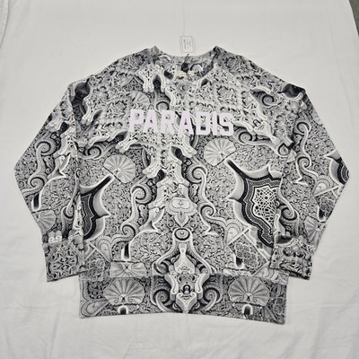 NWT Size XL Life Is A Joke x Eleven Paris PARADIS Sweatshirt Trippy AOP Graphic