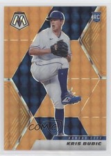 2021 Panini Mosaic Rookie Fluorescent Orange Prizm 24/25 Kris Bubic #225 g2u