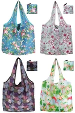 4 Pack 50Lbs Reusable Shopping Bags, Foldable Large Washable Market Totes