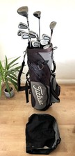 Nice Men’s’ Full Set of Golf Clubs with Cart Bag incl Wilson and Taylormade