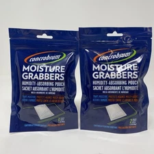 2 Pack - Concrobium Moisture Grabbers Humidity Absorbing Pouch Mini 2.1 Oz.