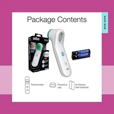 Braun Sensian Contact 5 Forehead Thermometer with Color Coded Guidance