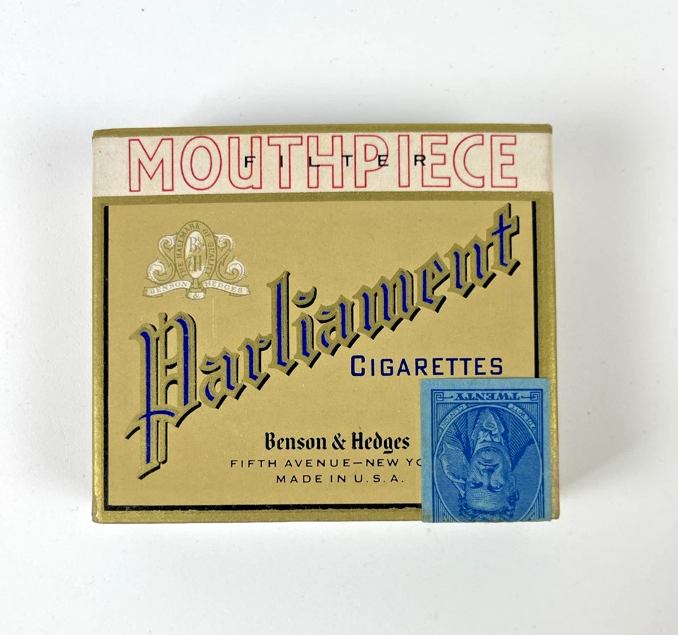 Vintage 1950s Cigarette/Cigar Tins/Boxes Lot Of 4 - Parliament Cavalier Big Ben - Image 2 of 4