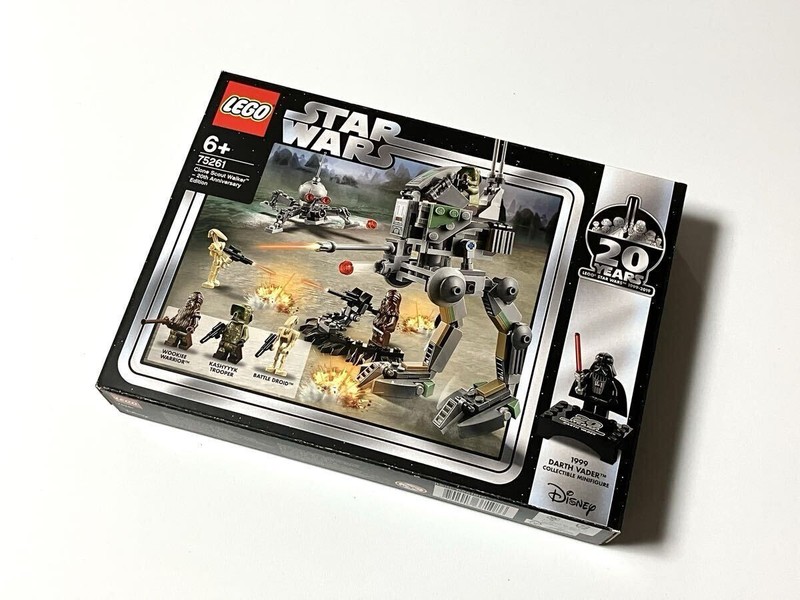 LEGO Star Wars Clone Scout Walker 20th Anniversary Model 75261 Building Set