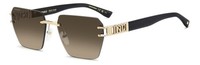 Dsquared2 Sonnenbrillen D2 0173/S J5G/HA Gold Braun Herren