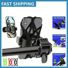 360-Degree Bike  Motorcycle Phone Mount - Secure GPS Holder for Riders