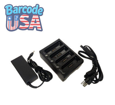 Zebra SAC-NWTRS-4SCH-01 4-Slot Battery Charger Kit to WT6000 WT6300 RS6000!  