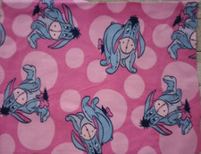 Disney Eeyore pooh fun fabric flannel 12 x 8 inch 1pc new