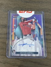 2025 Topps Finest Purple Kristian Campbell RC Auto Boston Red Sox /125