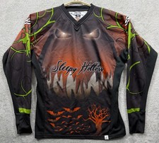 Grit Social Paintball Jersey Mens XS Black Sleepy Hollow Performance Long Sleeve