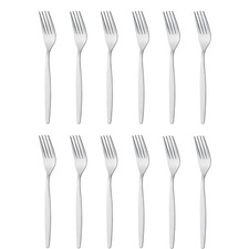 GRÄWE Tafelgabeln 12 Stück, Serie Frankfurt, Besteck Edelstahl