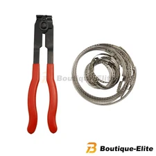 NEW Replace CV Joint Axle Boot Clamp Pliers Tool W/20 Crimp Bands For Auto / ATV