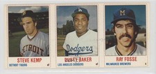1978 All-Star Team Food Issue Triple Panels Steve Kemp Dusty Baker Ray Fosse fo7