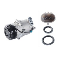 Klimakompressor 12 V Ø 110 HELLA passend für u.a. OPEL CORSA