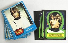 Star Wars 1977 - Topps Trading Cards (Series 1 "Blue") Complete Set (66 Karten +