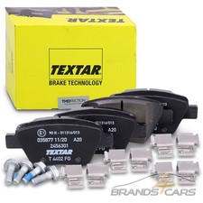 TEXTAR BREMSBELÄGE SATZ HINTEN FÜR AUDI A3 8P SEAT SKODA OCTAVIA 2 1Z VW GOLF 6